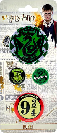 BakGelAl Harry Potter LİSANSLI Rozetleri, Hogwarts Temalı Koleksiyonluk Metal Rozet, Harry Potter Hayranları İçin 9 Üç Çeyrek Koleksiyonu