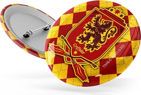 BakGelAl Harry Potter LİSANSLI Rozetleri, Hogwarts Temalı Koleksiyonluk Metal Rozet, Harry Potter Hayranları İçin 9 Üç Çeyrek Koleksiyonu