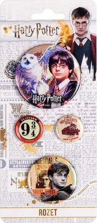 BakGelAl Harry Potter LİSANSLI Rozetleri, Hogwarts Temalı Koleksiyonluk Metal Rozet, Harry Potter Hayranları İçin 9 Üç Çeyrek Koleksiyonu
