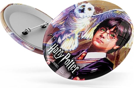 BakGelAl Harry Potter LİSANSLI Rozetleri, Hogwarts Temalı Koleksiyonluk Metal Rozet, Harry Potter Hayranları İçin 9 Üç Çeyrek Koleksiyonu