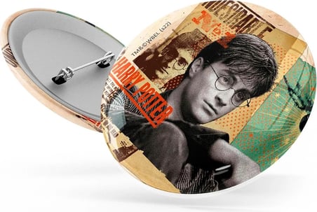 BakGelAl Harry Potter LİSANSLI Rozetleri, Hogwarts Temalı Koleksiyonluk Metal Rozet, Harry Potter Hayranları İçin 9 Üç Çeyrek Koleksiyonu