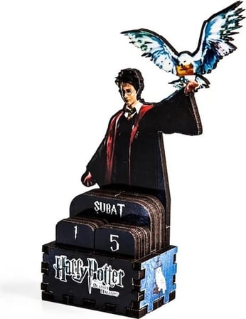 BakGelAl LİSANSLI Harry Potter Lisanslı Dekoratif Masaüstü Sonsuz Ahşap Biblo Takvim Çeşitleri – Koleksiyonluk Hediyelik Ürün