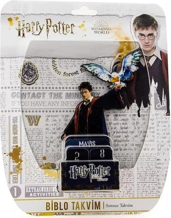 BakGelAl LİSANSLI Harry Potter Lisanslı Dekoratif Masaüstü Sonsuz Ahşap Biblo Takvim Çeşitleri – Koleksiyonluk Hediyelik Ürün