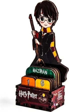 BakGelAl LİSANSLI Harry Potter Lisanslı Dekoratif Masaüstü Sonsuz Ahşap Biblo Takvim Çeşitleri – Koleksiyonluk Hediyelik Ürün
