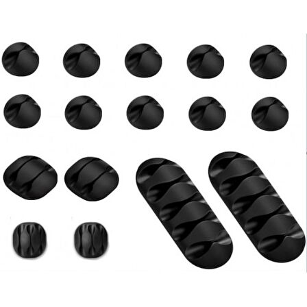 BakGelAl 16 Parça Kablo Düzenleyici Set