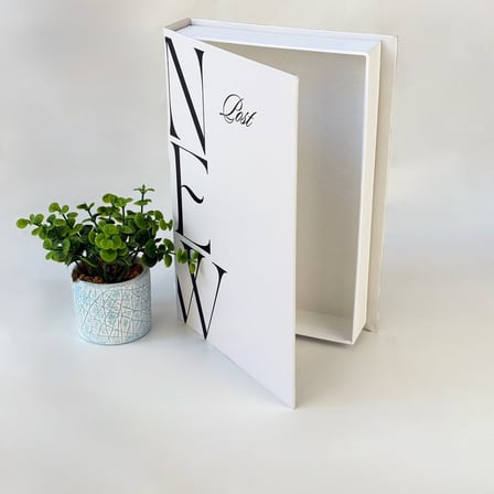 Kitap Görünümlü Dekoratif Saklama Kutusu Organizer – İskandinav Tarzı Dekoratif Kutu Ev ve Ofis Aksesuarı, Dekoratif Kitap Şeklinde Saklama Kutusu – Organizer Gizli Kutu Ev Ofis Masaüstü Düzenleyici