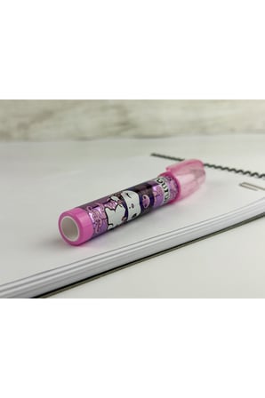 Bak Gel Al Hello Kitty & Kuromi Lisanslı Roket Silgi – Okul Kırtasiye Çantası İçin Ruj Şeklinde Kalem Silgi,