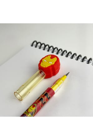 Bak Gel Al Lisanslı Marvel Süper Kahramanlar 4’Lü Kurşun Kalem Seti Örümcek Adam, Iron Man, Captain America