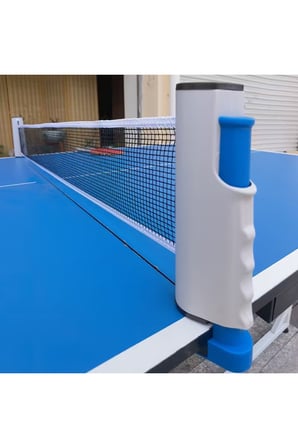 Taşınabilir Masa Tenisi Filesi Ayarlanabilir Yaylı File, Her Yüzeye Uyumlu, Ping Pong Filesi