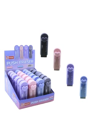 Bak Gel Al Kalpli Sürgülü Silgi – Mikro Pastel Tonlu Silgi Kalem Uçlu Pratik Silgi, Maket Bıçağı Silgi