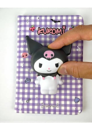 BakGelAl Lisanslı 3D Squishy Figürlü Günlük Defter – Hello Kitty, Kuromi, My Melody Karakterli Yumuşak Kapaklı Sevimli Not Defteri (1 Adet)