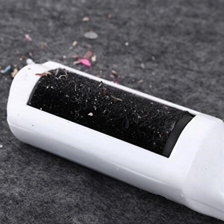 BakGelAl Taşınabilir Elektrostatik Tüy Toplayıcı Rulo | Hazneli Evcil Hayvan Tüy Temizleyici