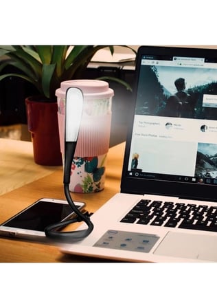 Bakgelal Usb Bağlantılı 3 Kademeli Dokunmatik Esnek Masa Ve Okuma Lambası 14 Ledli, Bilgisayar Ve Powerbank Uyumlu Led Aydınlatma Çubuğu – Taşınabilir Tasarım,