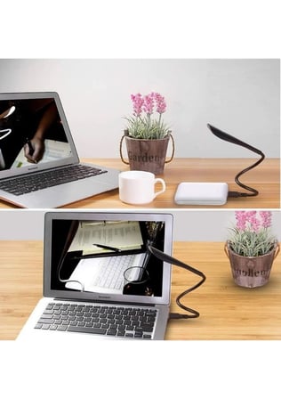 Bakgelal Usb Bağlantılı 3 Kademeli Dokunmatik Esnek Masa Ve Okuma Lambası 14 Ledli, Bilgisayar Ve Powerbank Uyumlu Led Aydınlatma Çubuğu – Taşınabilir Tasarım,