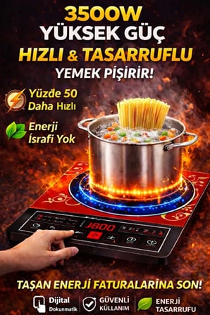Ailipu CM Global Store Ailipu Ocak 3500W TÜM TENCERELERE UYUMLU