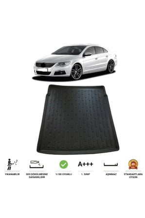 Volkswagen Passat CC 2013 Araca Özel Tasarım 3D Bagaj Havuzu