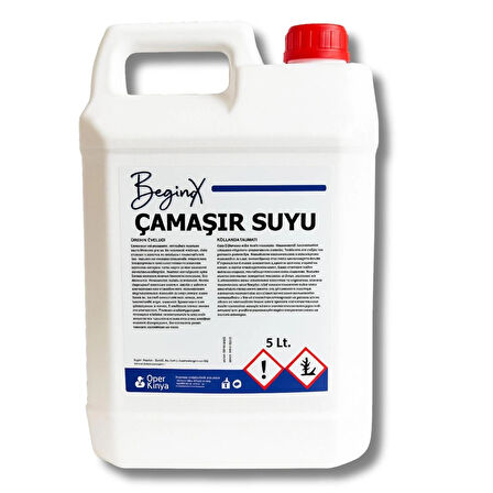 Çamaşır Suyu 5 Litre – Maksimum Hijyen, Beyazlık ve Ferahlık (4’lü Avantaj Paket)