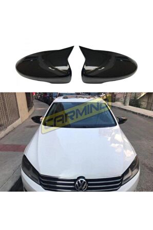 Vw Passat B7 Batman Yarasa Ayna Kapağı Piano Black