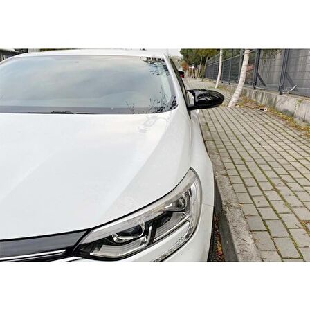 Renault Megane 4 Batman Yarasa Ayna Kapağı Piano Black / 2016 Sonrası