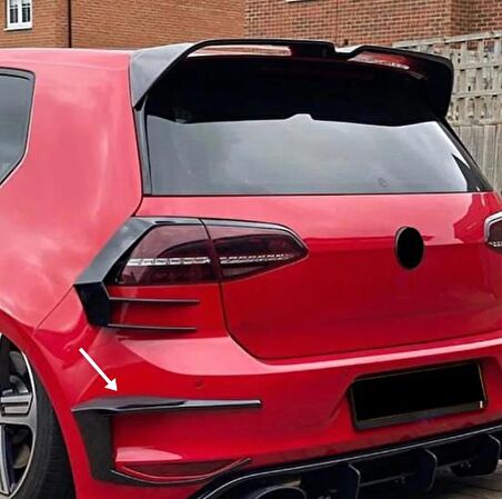 Volkswagen Golf 7,5 R-LİNE Arka Sis Çerçeve