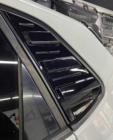 Volkswagen Polo İçin Uyumlu 2019+ Kelebek Cam Kaplama Piano Black