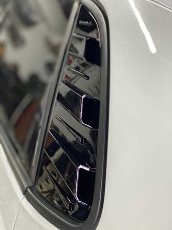 Volkswagen Polo İçin Uyumlu 2019+ Kelebek Cam Kaplama Piano Black