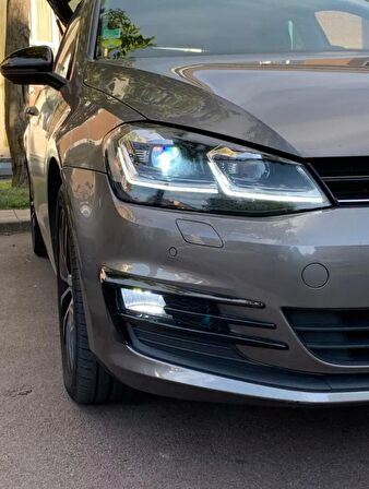 Volkswagen Golf 7 Gtı Model Sis Farı Çerçeve Kaplama Pıano Black