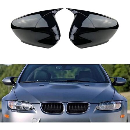 Bmw E90 Batman Yarasa Ayna Kapağı Piano Black / 2004-2008