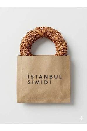 İstanbul Simidi Magnet 7 Cm – Polyester Buzdolabı Süsü Dekoratif Hediyelik