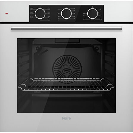 Ferre Porro 67 Serisi Inizio Beyaz Ankastre Set ( D078 - ED076 - XE62CB ) 67 cm Ocak