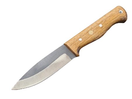 BUSHCRAFT AV BIÇAĞI 24CM AHŞAP SAP 4MM MOZAİK PİM