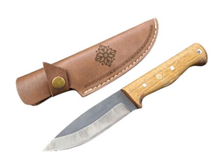 BUSHCRAFT AV BIÇAĞI 24CM AHŞAP SAP 4MM MOZAİK PİM