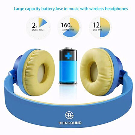 Biensound BT60 Kablosuz Bluetooth Kulak Üstü Kulaklık