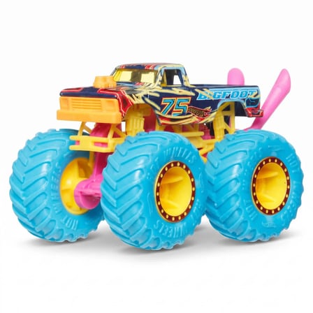  Hot Wheels Monster Trucks Neon Smashers Die Cast Araba JMV39 - Jmv62 Bigfoot 1:64