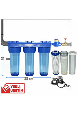 Bina Daire Girişi Su Arıtma Sistemi 10'inç