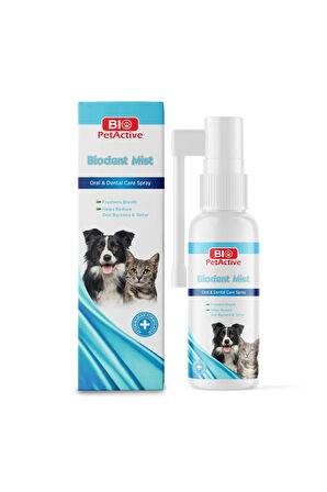 Bio Pet Active Biodent Mist Kedi Köpek Ağız Bakım Spreyi 50 Ml