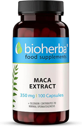 Bioherba Maca(Matcha tozu) extract+Selenium(Selenyum) 350 mg 100 caps