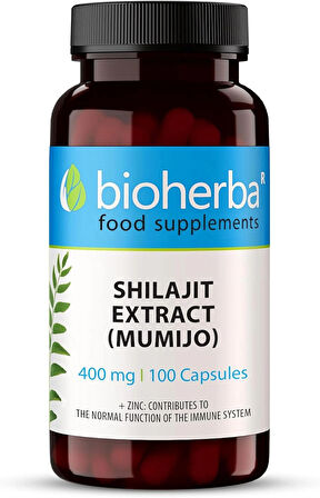 Bioherba Shilajit Extract (Mumijo) 400 mg 100 Caps