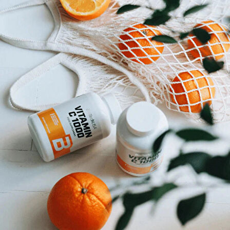 Biotech USA Vitamin C 1000 Rosehip and base flower powder Bioflavonoids 250 Tablet
