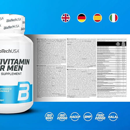 BIOTECH USA Multivitamin for Men - 60 tablet