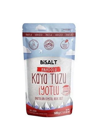Bisalt AnadolU Kaya Tuzu İyotlu 500  gr