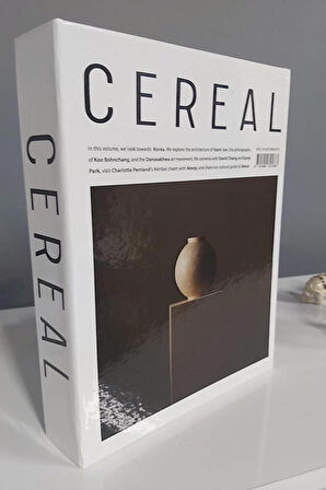 102 CEREAL Dekoratif Kitap Kutusu