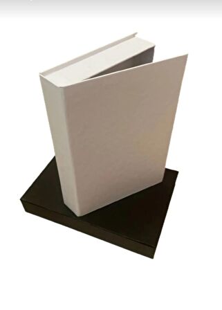 SİYAH BEYAZ SET Dekoratif Kitap Kutusu