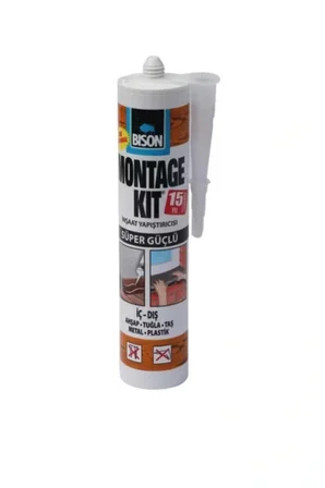BİSON MONTAJ KİT SÜPER GÜÇLÜ YAPIŞTIRICI KARTUŞ 350 GR