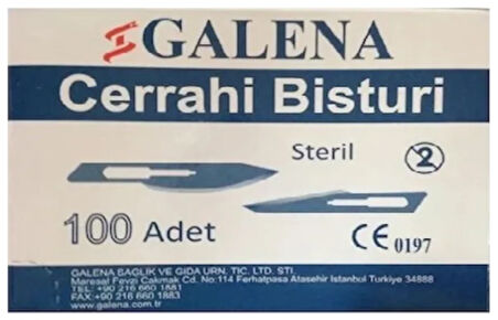 Galena Bistüri Ucu No:11 100'lü