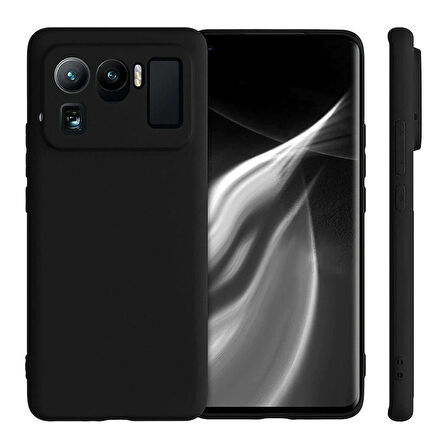 Xiaomi Mi 11 Ultra Kılıf 3D Kamera Korumalı Fit Kalıp Soft Silikon Şık Liquid Case