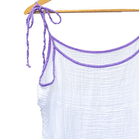 Gecelik %100 Pamuk Müslin Nefes Alır Kadın Askılı Yazlık Gecelik Elbise Pijama – Rahat, Şık ve Çok Amaçlı