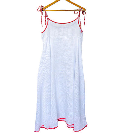 Gecelik %100 Pamuk Müslin Nefes Alır Kadın Askılı Yazlık Gecelik Elbise Pijama – Rahat, Şık ve Çok Amaçlı