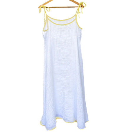 Gecelik %100 Pamuk Müslin Nefes Alır Kadın Askılı Yazlık Gecelik Elbise Pijama – Rahat, Şık ve Çok Amaçlı