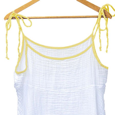 Gecelik %100 Pamuk Müslin Nefes Alır Kadın Askılı Yazlık Gecelik Elbise Pijama – Rahat, Şık ve Çok Amaçlı